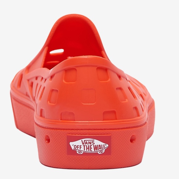 Vans trek slip on orange men size 12 plastic new - Picture 2 of 3